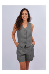 Conjunto Colete Bacuri & Bermuda Jambu